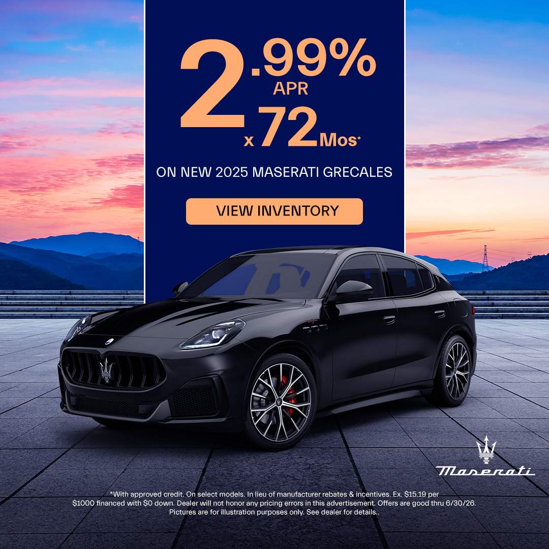 2026 Maserati Grecale Finance Offer