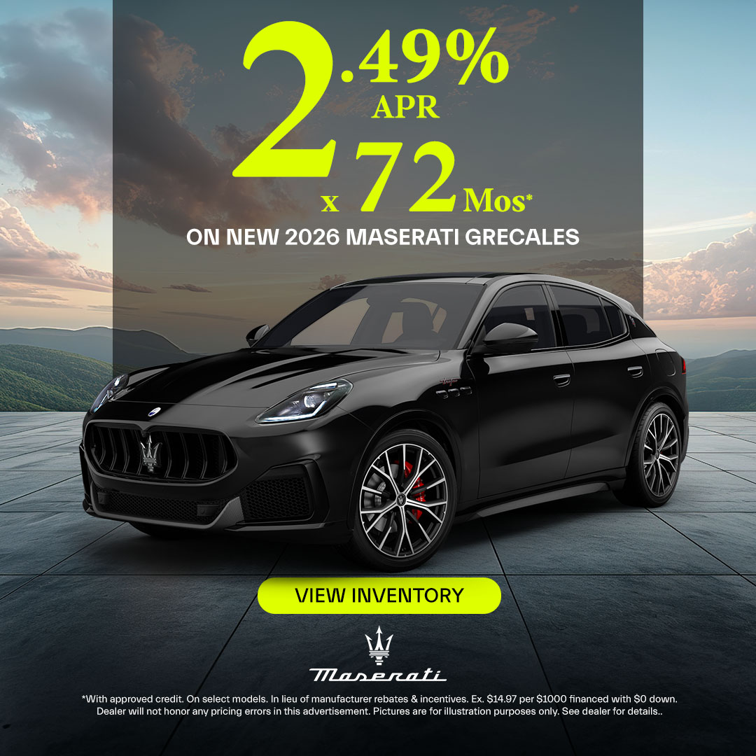 2026 Maserati Grecale Finance Offer
