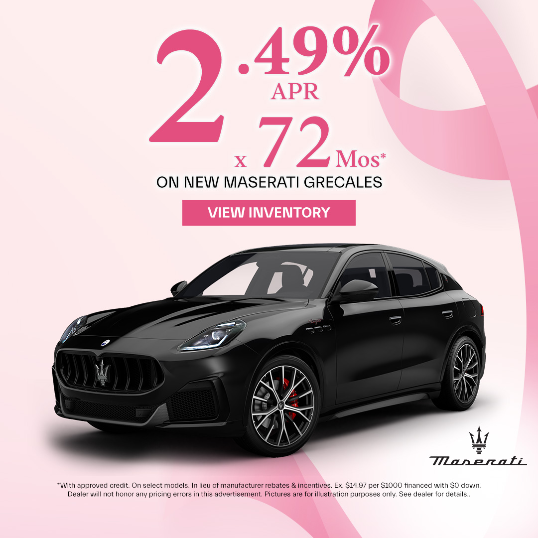 2026 Maserati Grecale Finance Offer