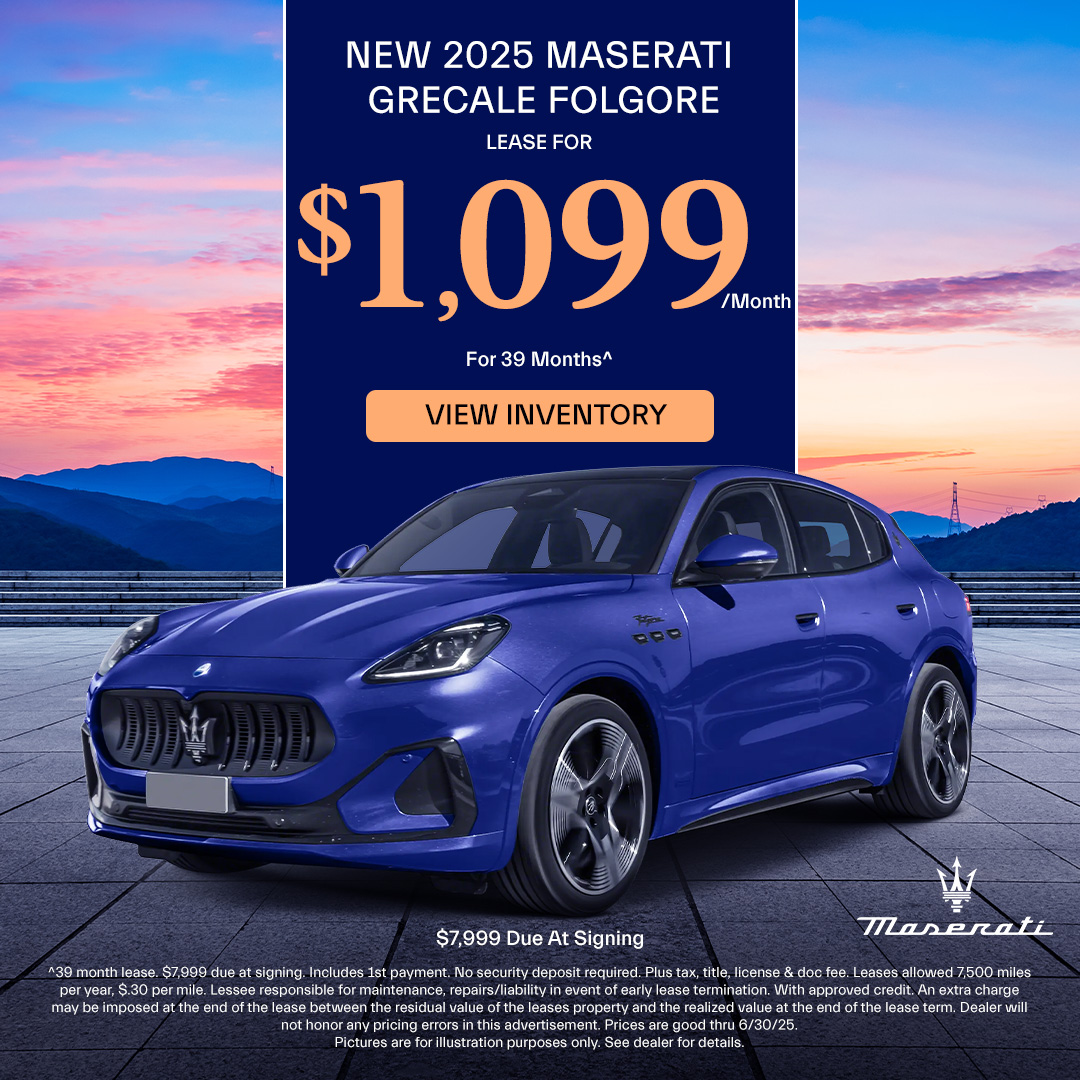 2025 Maserati Grecale Folgore Offer