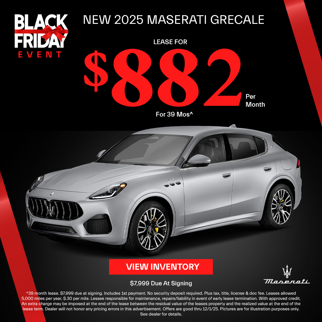 2025 Maserati Grecale Lease Offer