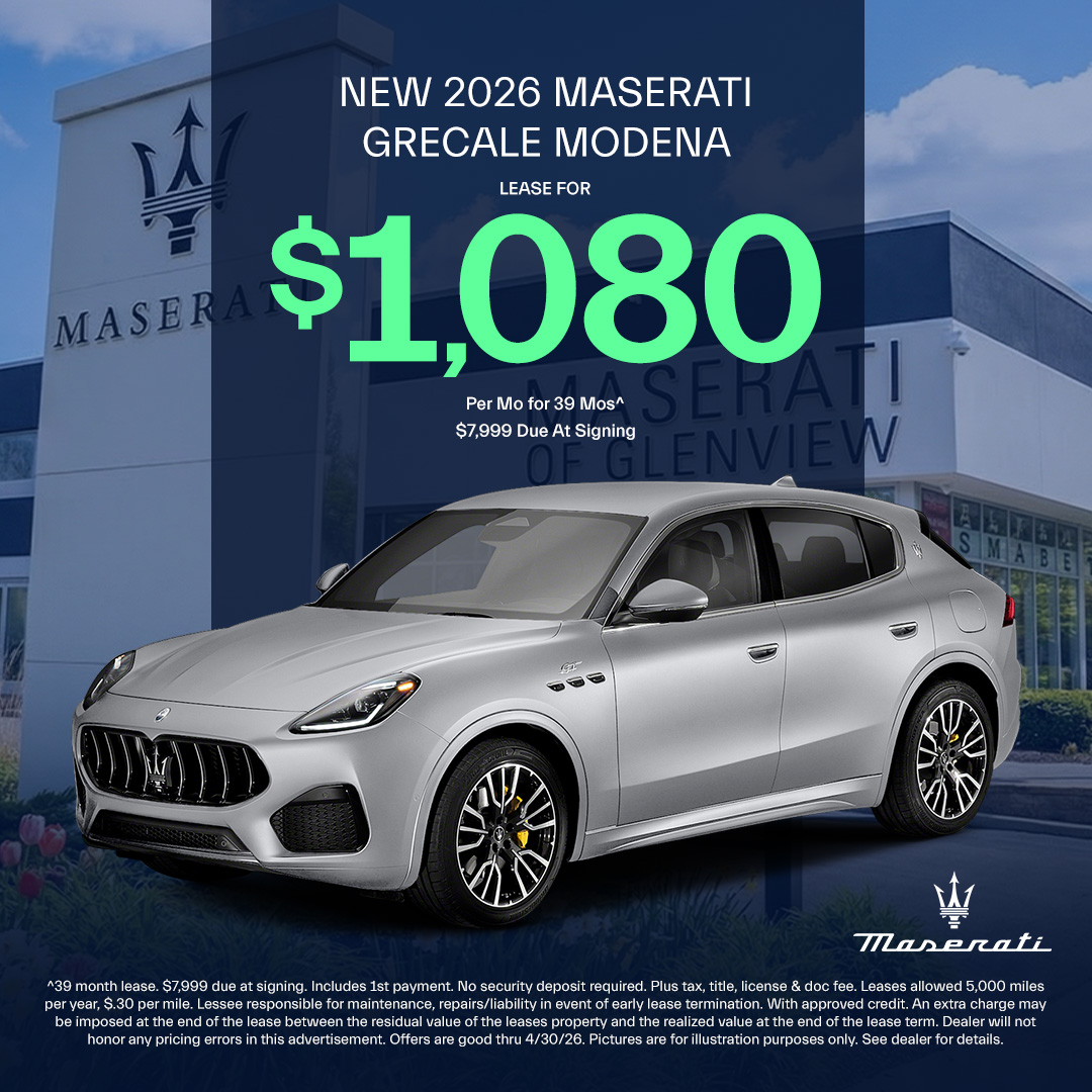 2026 Maserati Grecale Lease Offer