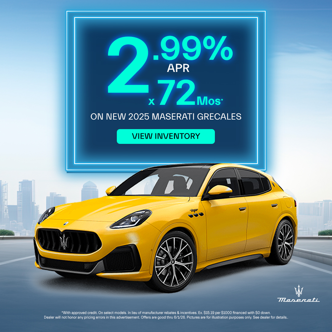 2026 Maserati Grecale Finance Offer