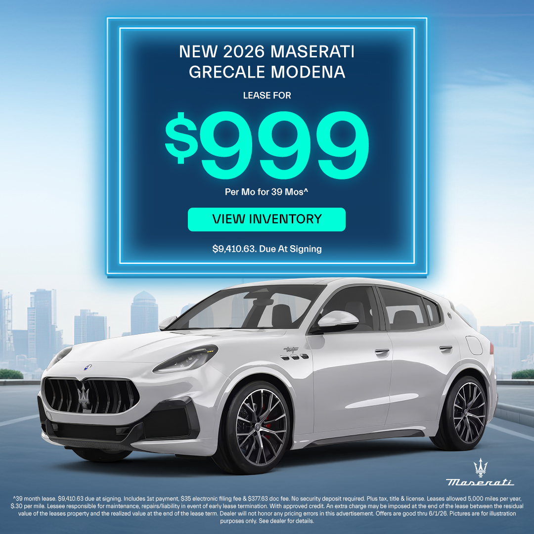 2025 Maserati Grecale Lease Offer