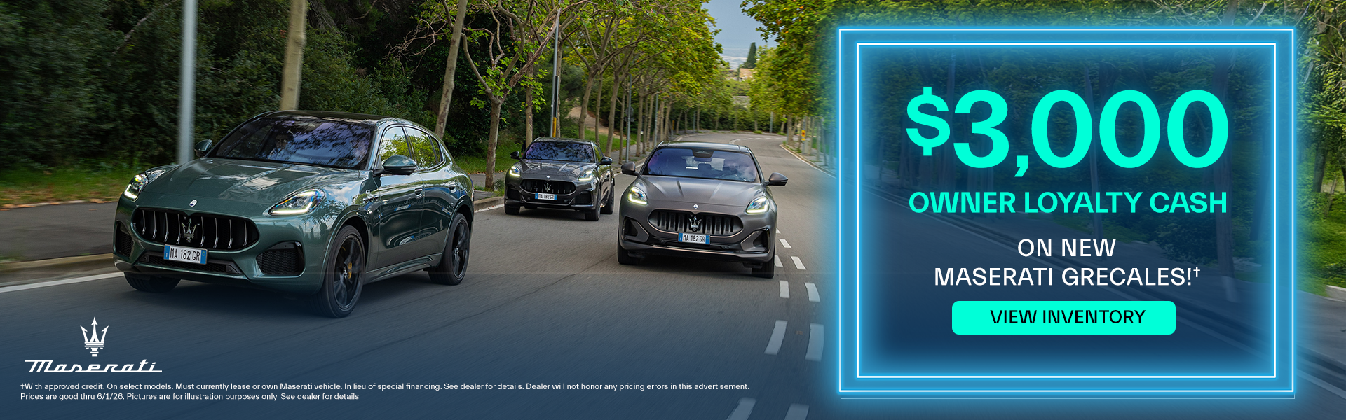 Maserati Grecale Bonus Cash Offer