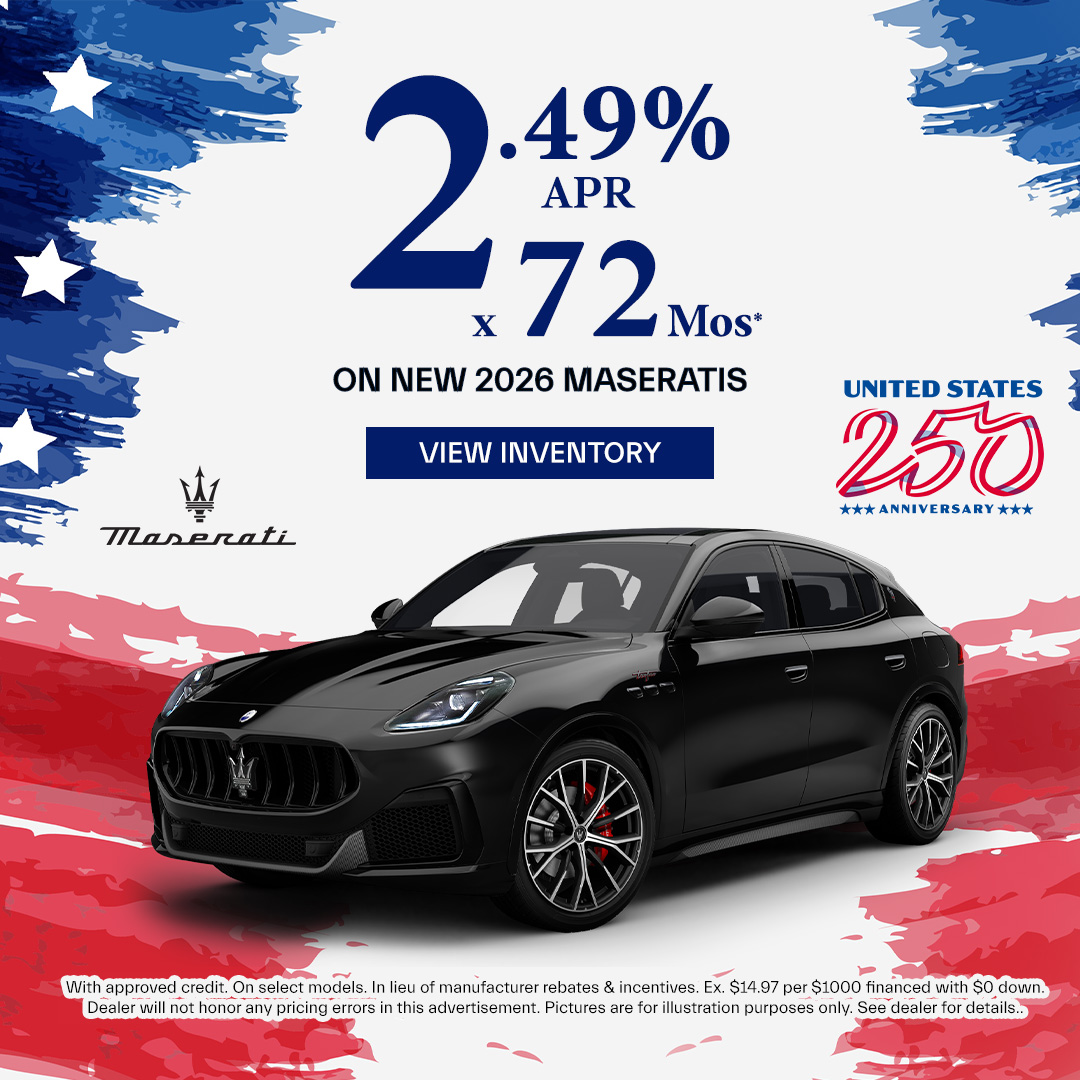 2026 Maserati Grecale Finance Offer