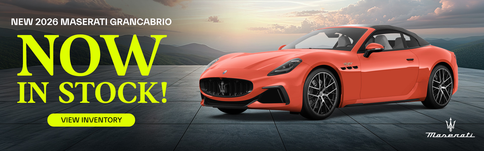 Maserati GranCabrio Now in Stock