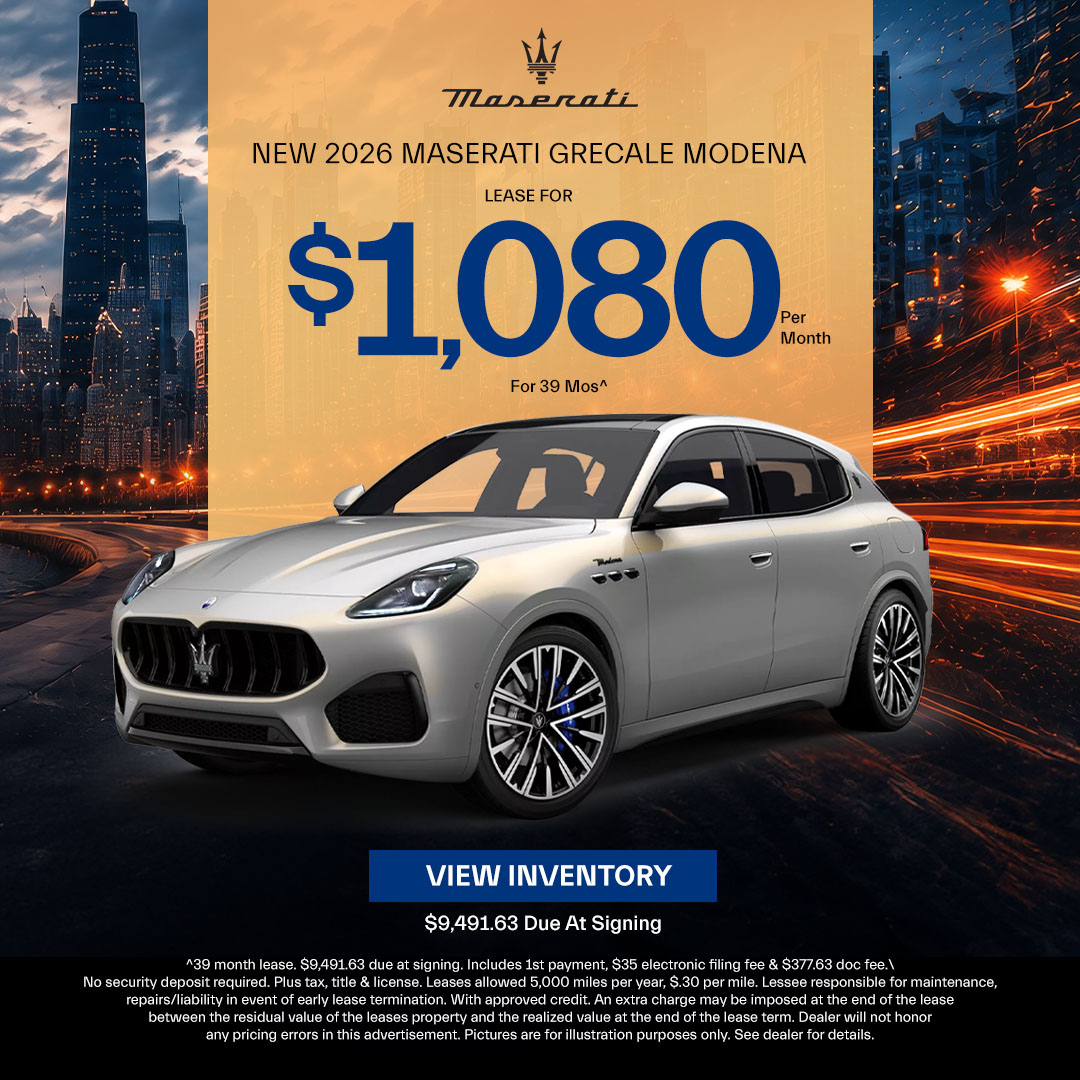 2025 Maserati Grecale Lease Offer