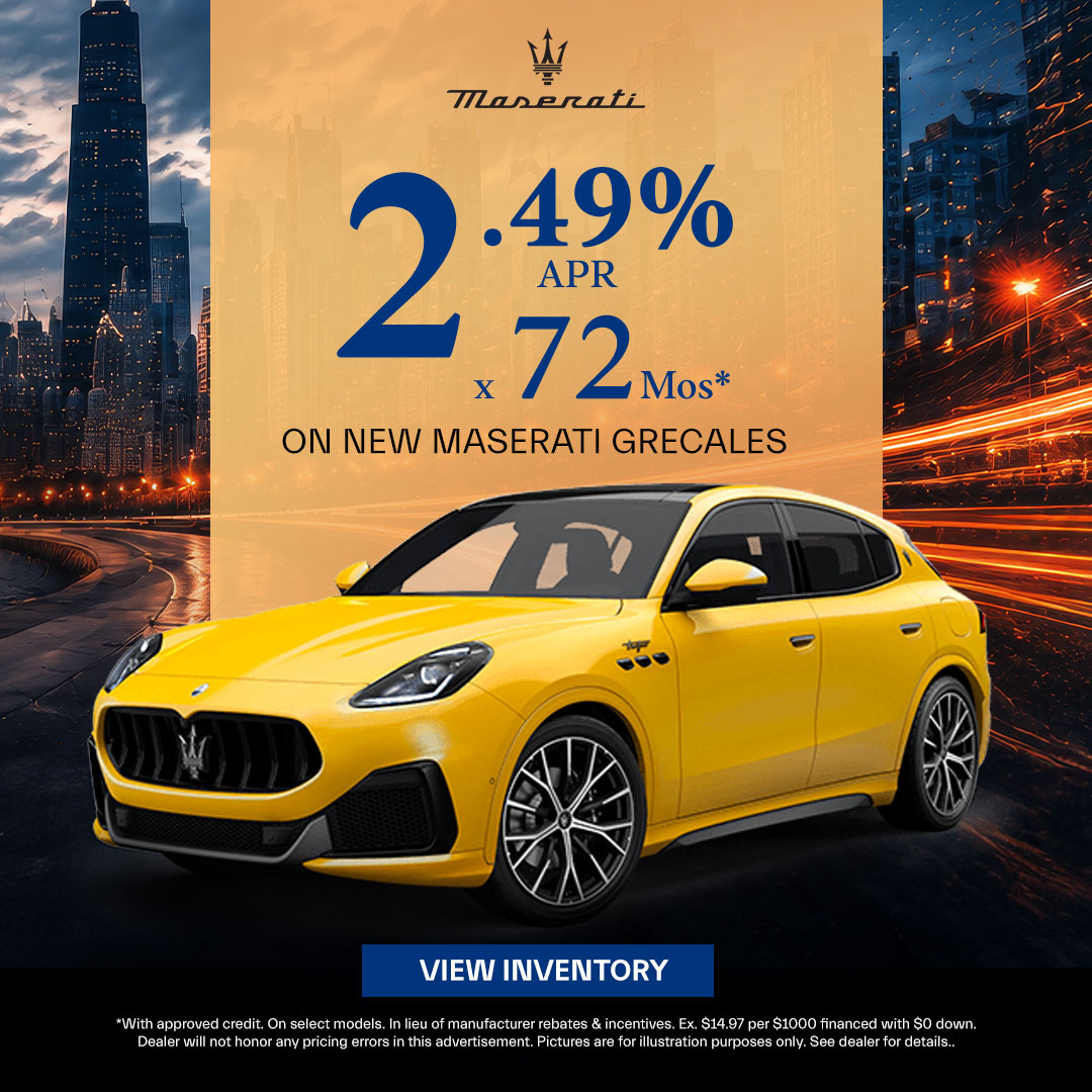 2026 Maserati Grecale Finance Offer